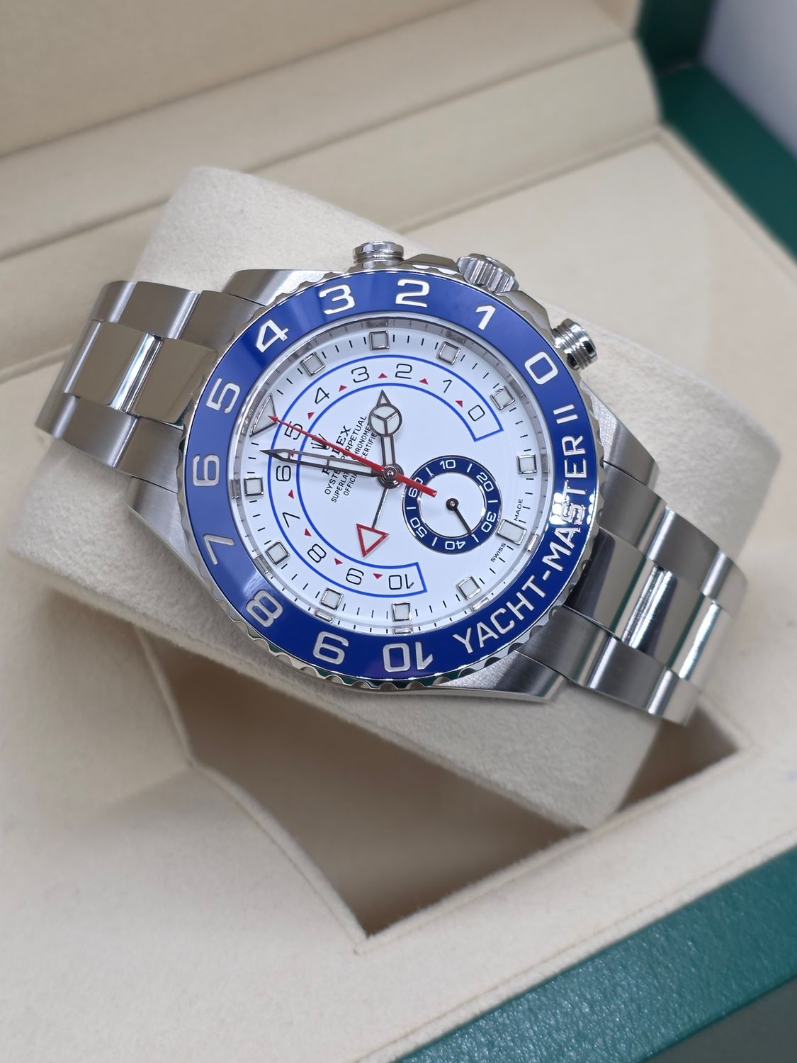 Rolex Yacht-Master II Ref 116680 44mm Stainless Steel 2021 Full Set