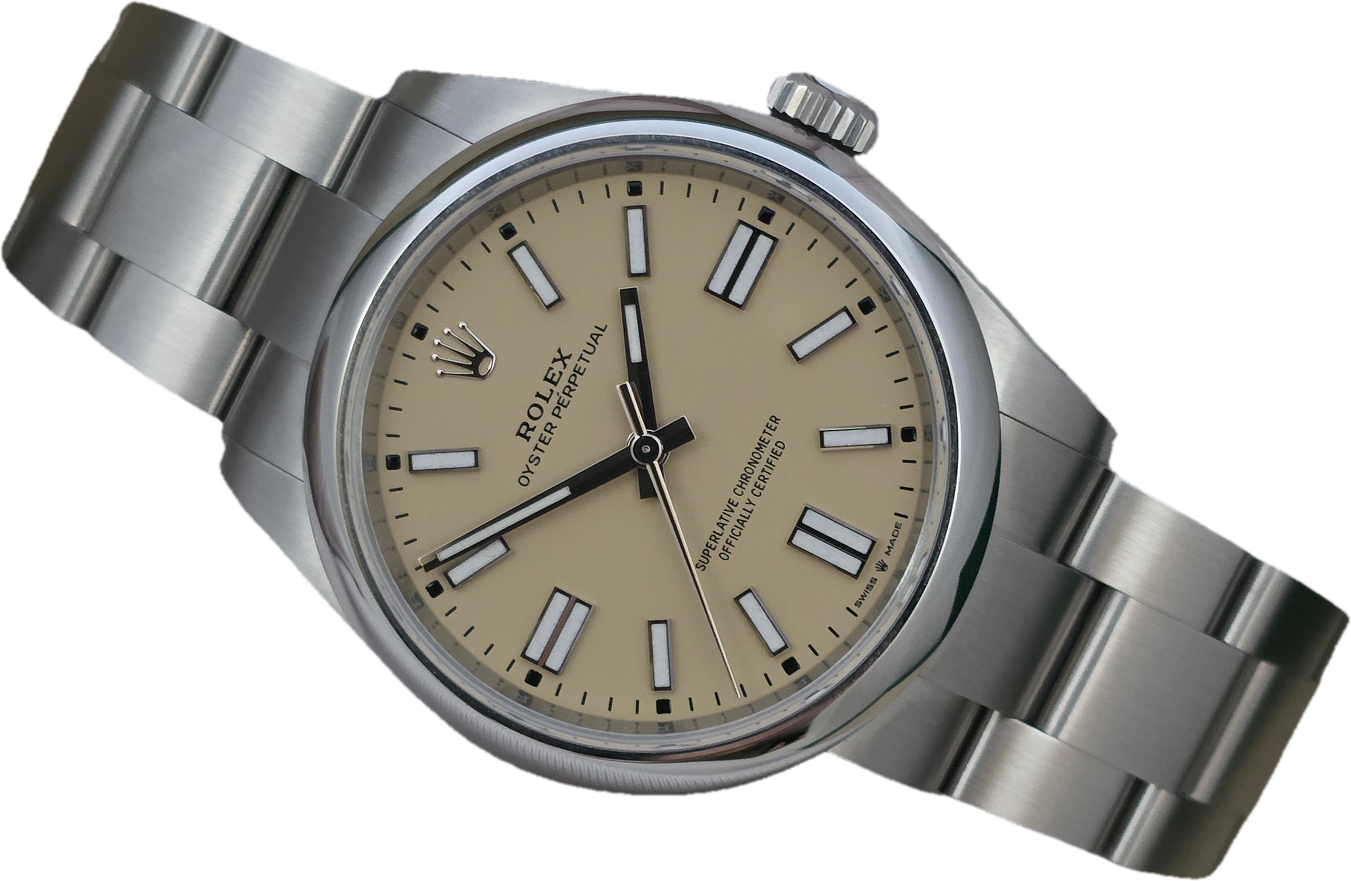 Rolex Oyster Perpetual Beige 41mm, Ref 134300 - 2025 Full Set virtually Unworn