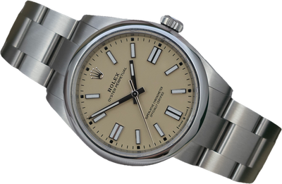 Rolex Oyster Perpetual Beige 41mm, Ref 134300 - 2025 Full Set virtually Unworn