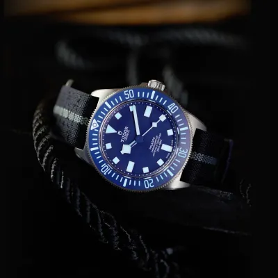 Tudor Pelagos FXD Blue Marine Nationale, M25707B - 2022 Full Set