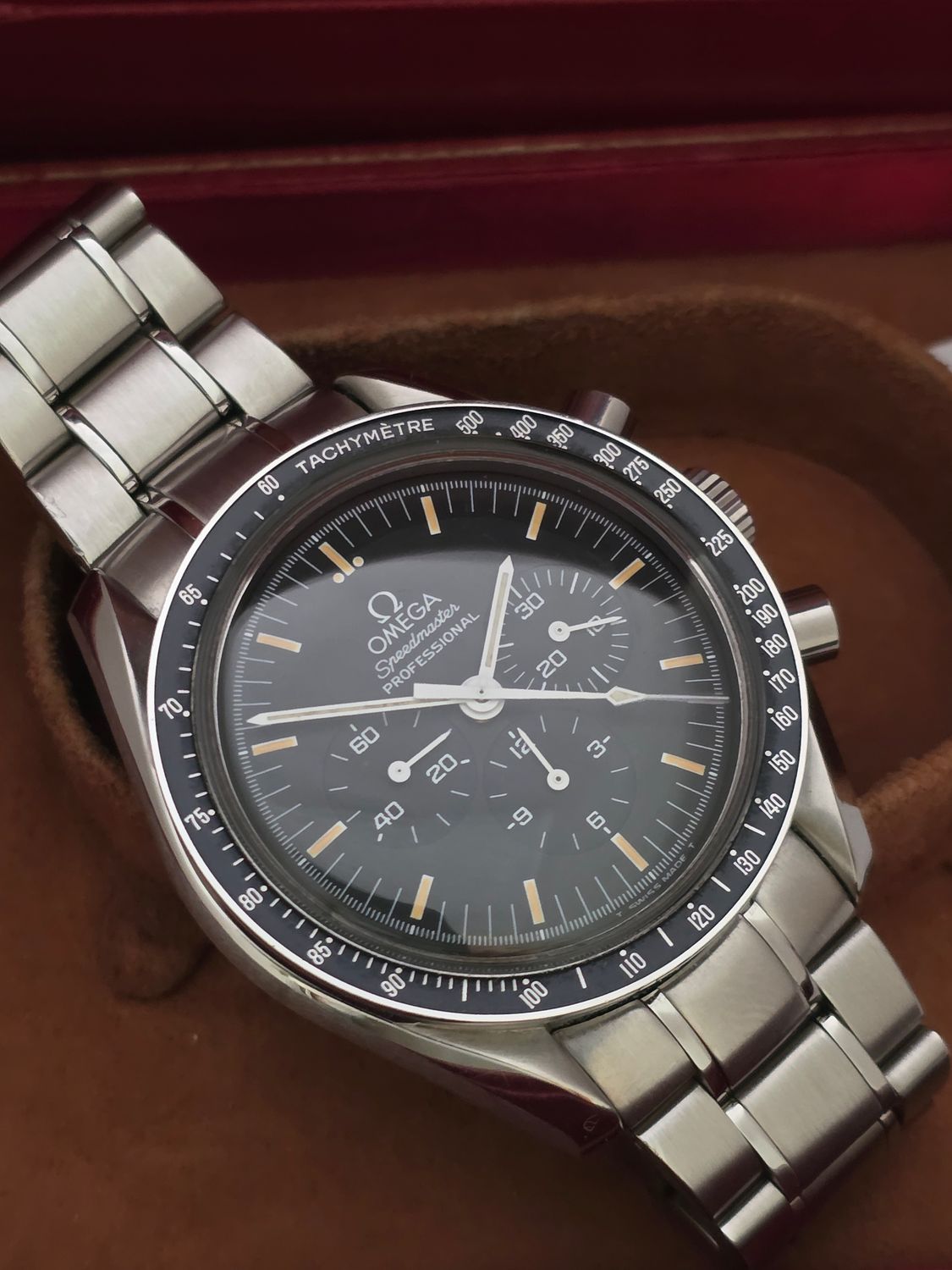 OMEGA Speedmaster 145.022 Chronograph Watch - Circa 1985 in Unpolished Condition