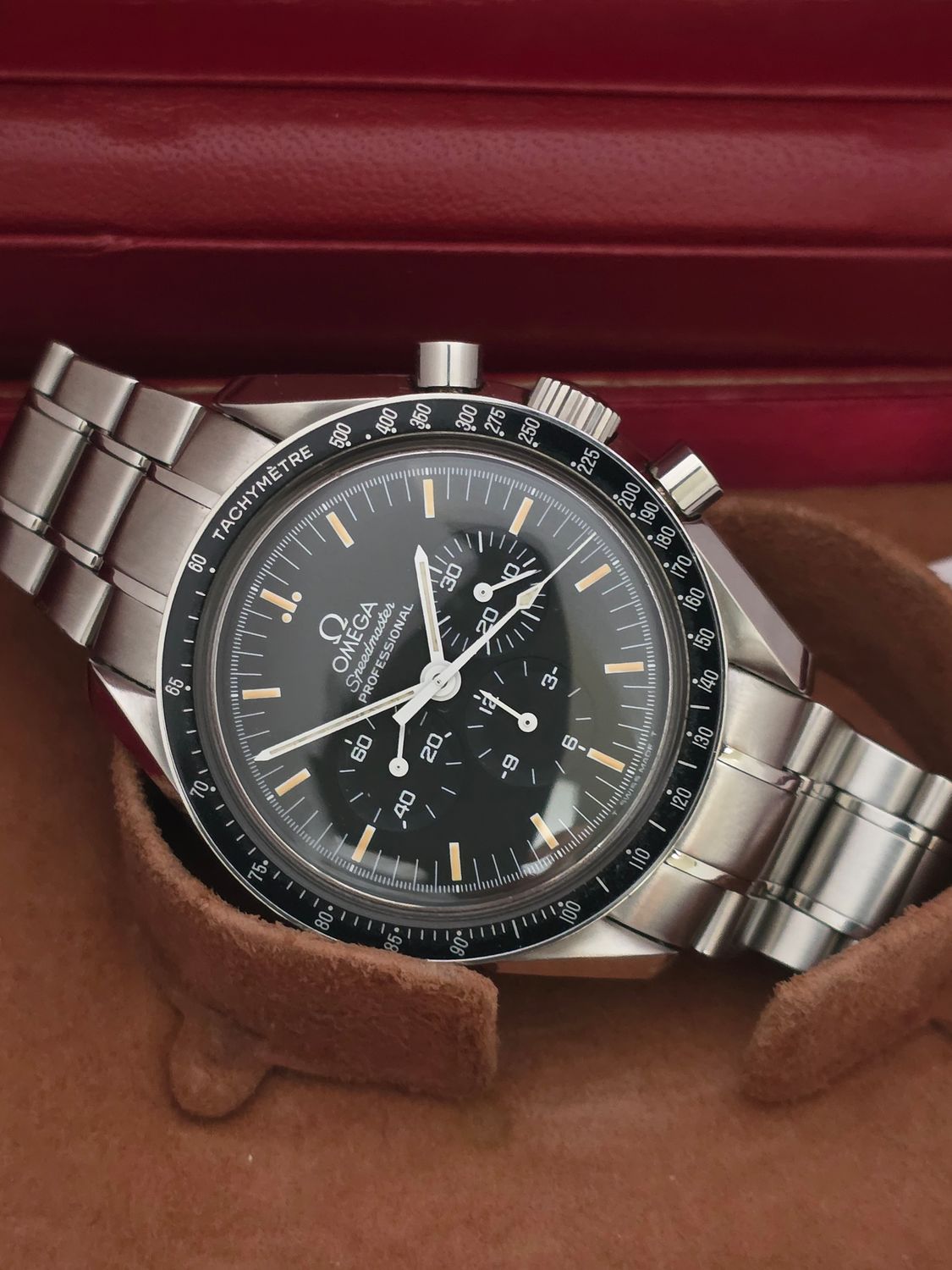 OMEGA Speedmaster 145.022 Chronograph Watch - Circa 1985 in Unpolished Condition