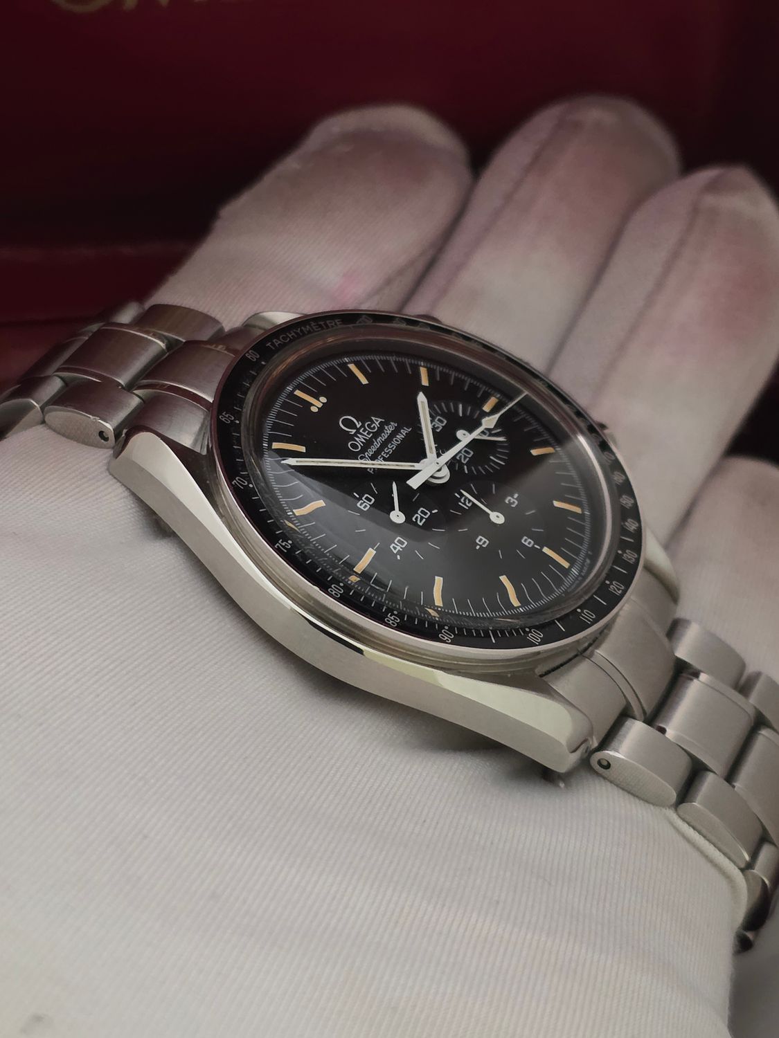 OMEGA Speedmaster 145.022 Chronograph Watch - Circa 1985 in Unpolished Condition