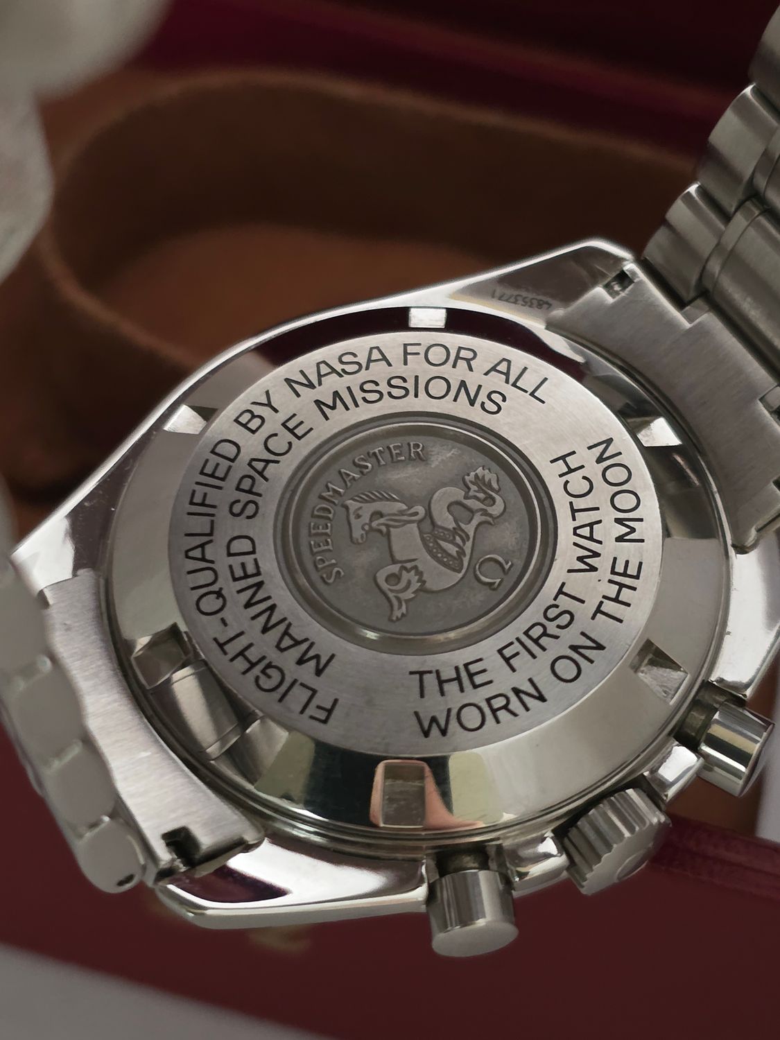 OMEGA Speedmaster 145.022 Chronograph Watch - Circa 1985 in Unpolished Condition