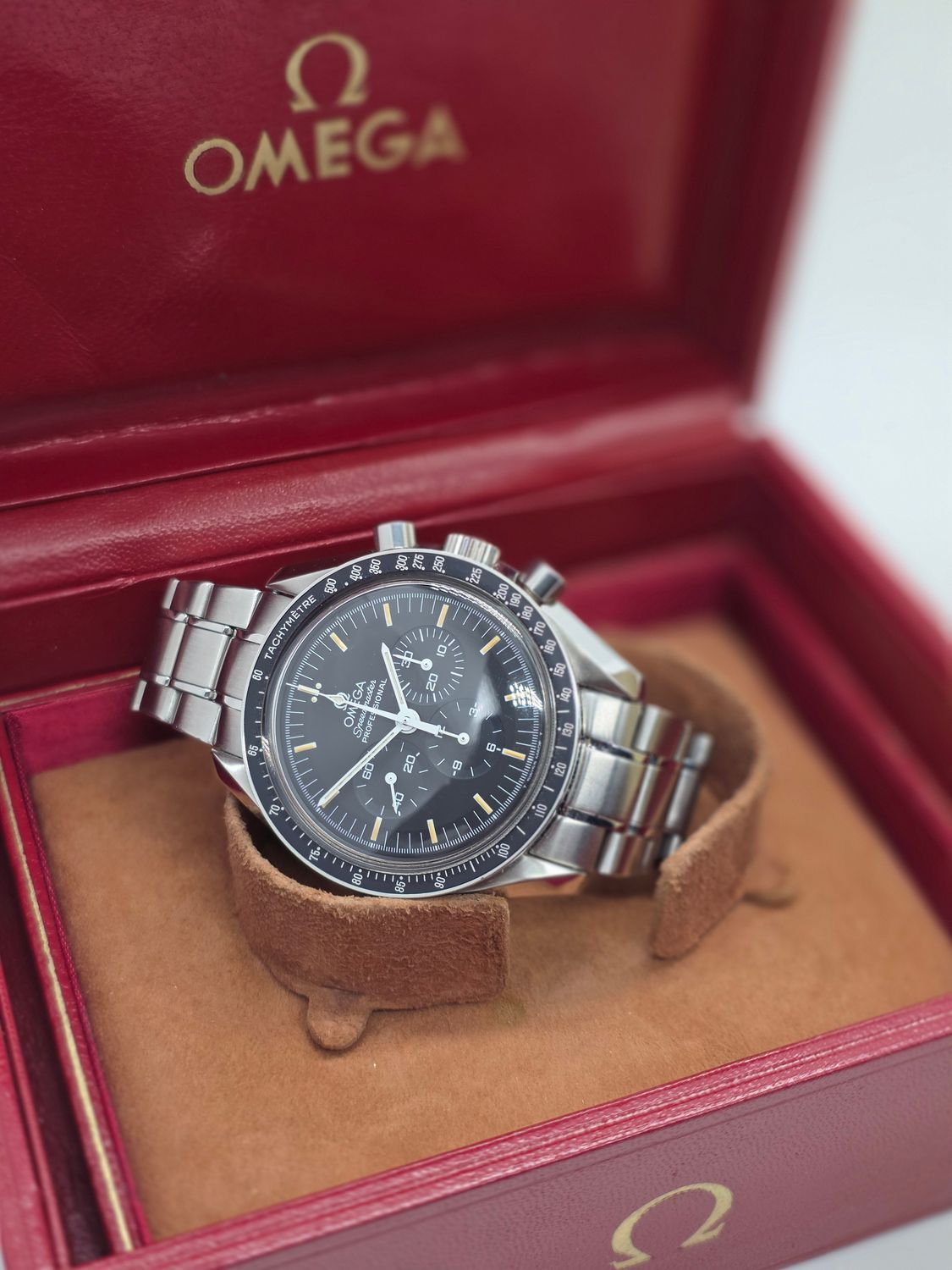 OMEGA Speedmaster 145.022 Chronograph Watch - Circa 1985 in Unpolished Condition