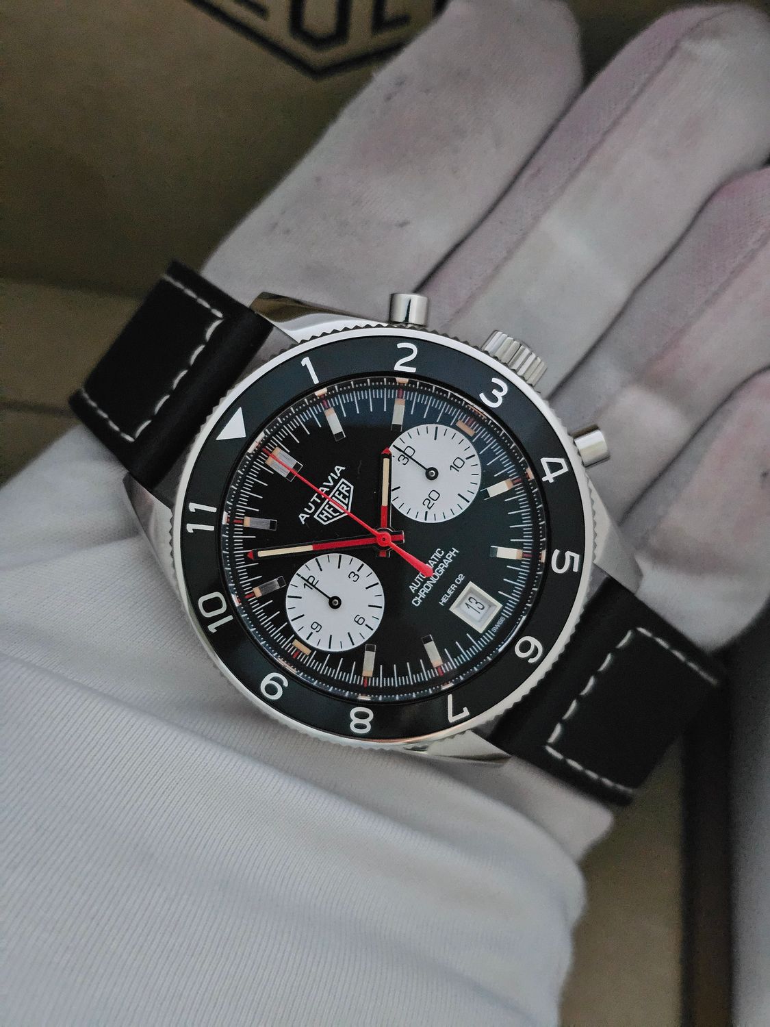 TAG Heuer Autavia Men's Black Watch - CBE2118.FC8246, 2024 Full Set