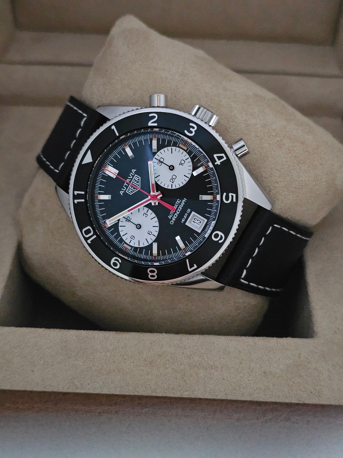TAG Heuer Autavia Men's Black Watch - CBE2118.FC8246, 2024 Full Set