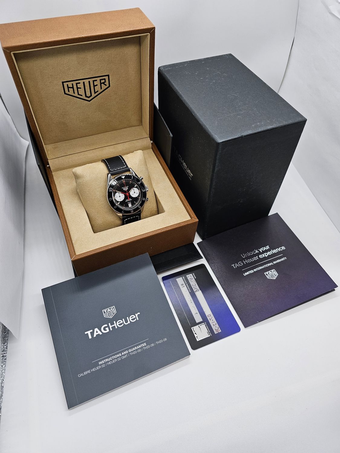 TAG Heuer Autavia Men's Black Watch - CBE2118.FC8246, 2024 Full Set