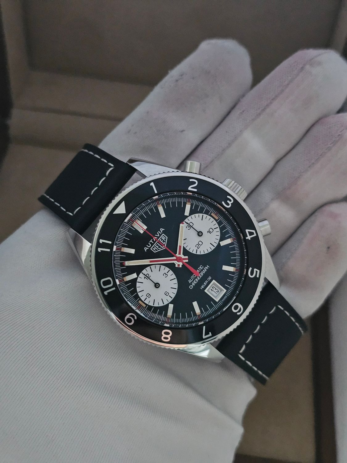 TAG Heuer Autavia Men's Black Watch - CBE2118.FC8246, 2024 Full Set