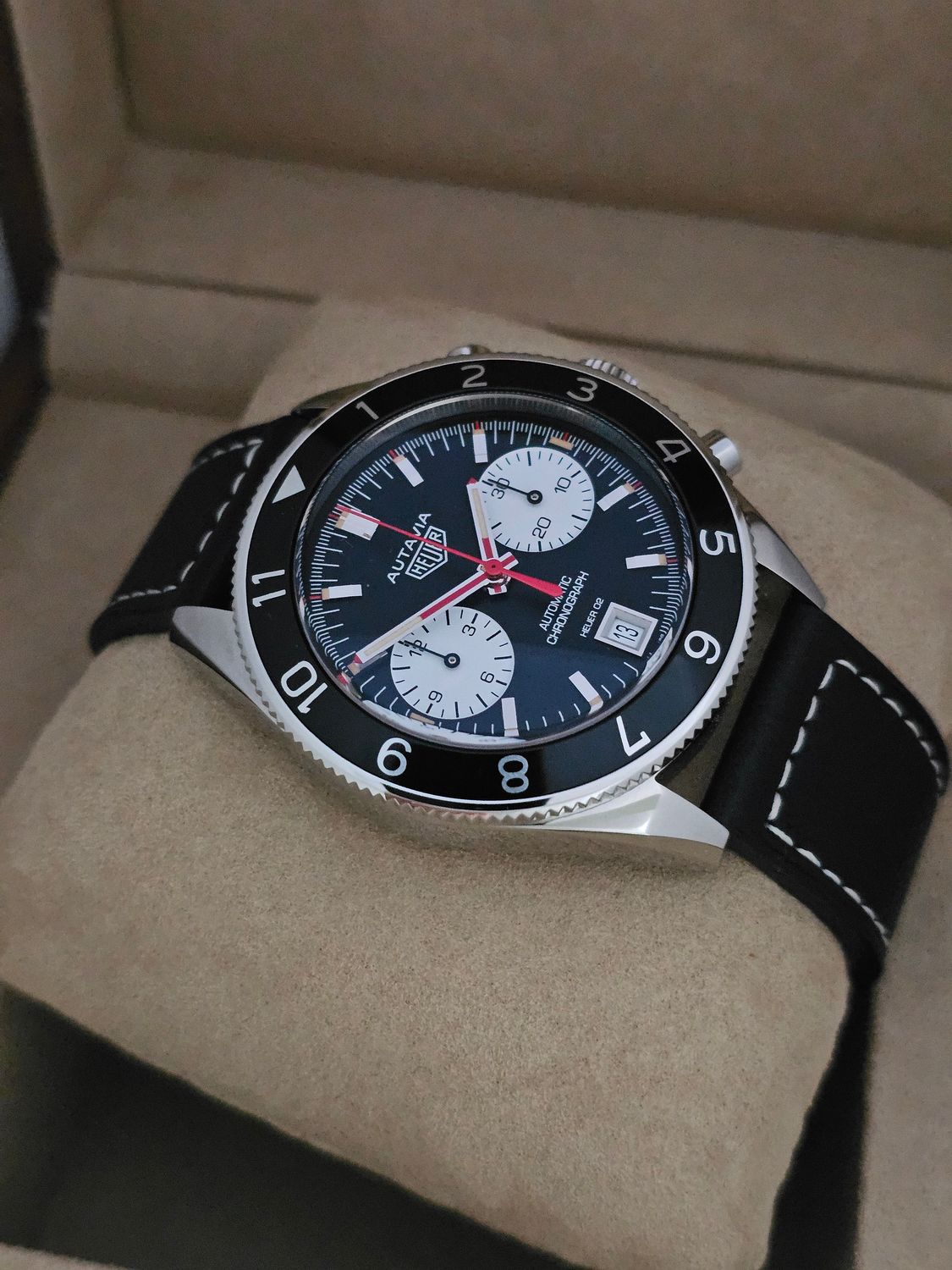 TAG Heuer Autavia Men's Black Watch - CBE2118.FC8246, 2024 Full Set
