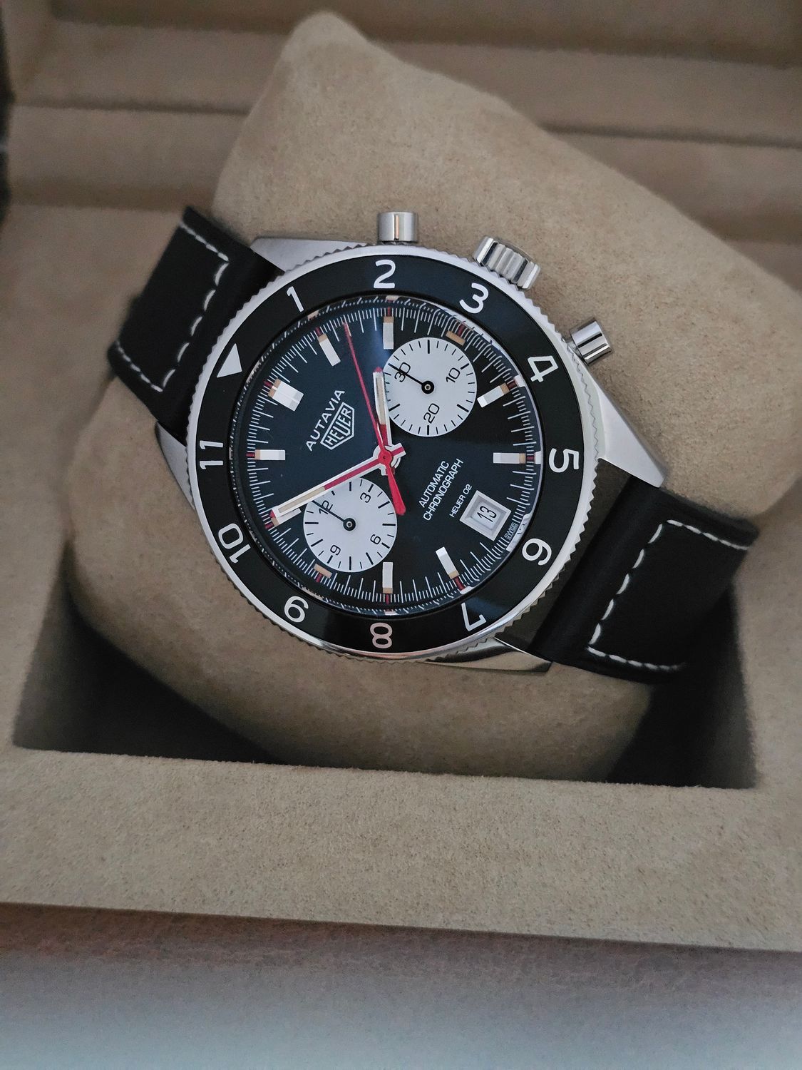 TAG Heuer Autavia Men's Black Watch - CBE2118.FC8246, 2024 Full Set