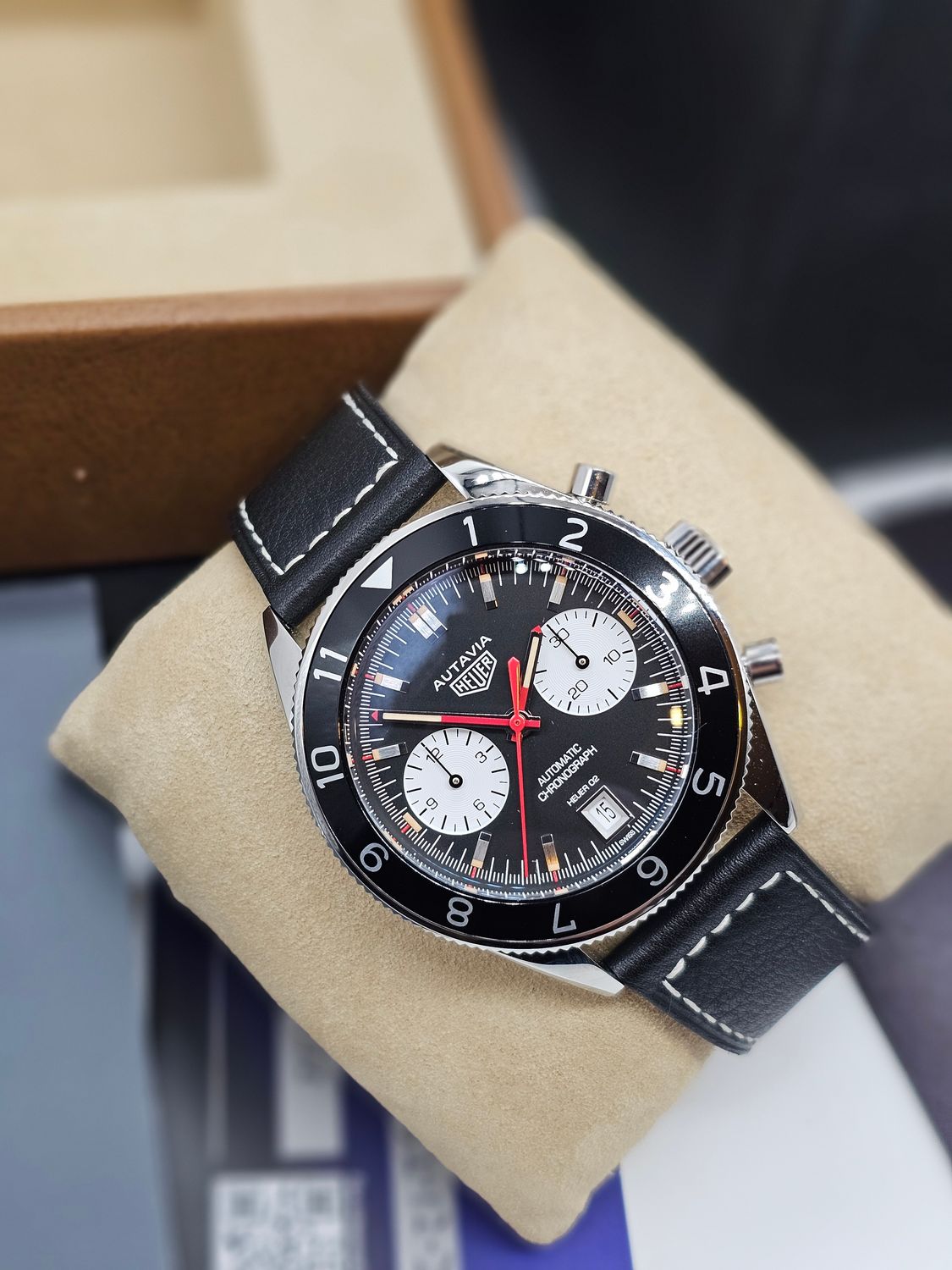 TAG Heuer Autavia Men's Black Watch - CBE2118.FC8246, 2024 Full Set