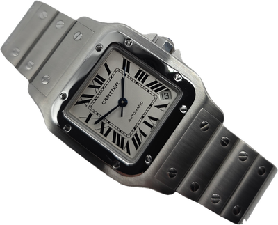 Cartier Santos Galbee XL W20098D6 2823 Watch White Dial Automatic Cartier Santos Galbee XL W20098D6 2823 Watch White Dial Automatic