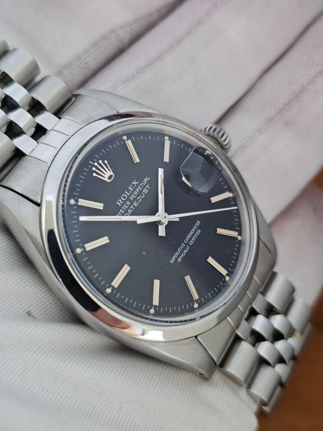Rolex Datejust 1600 Watch - 36mm Rare 'Confetti Dial'