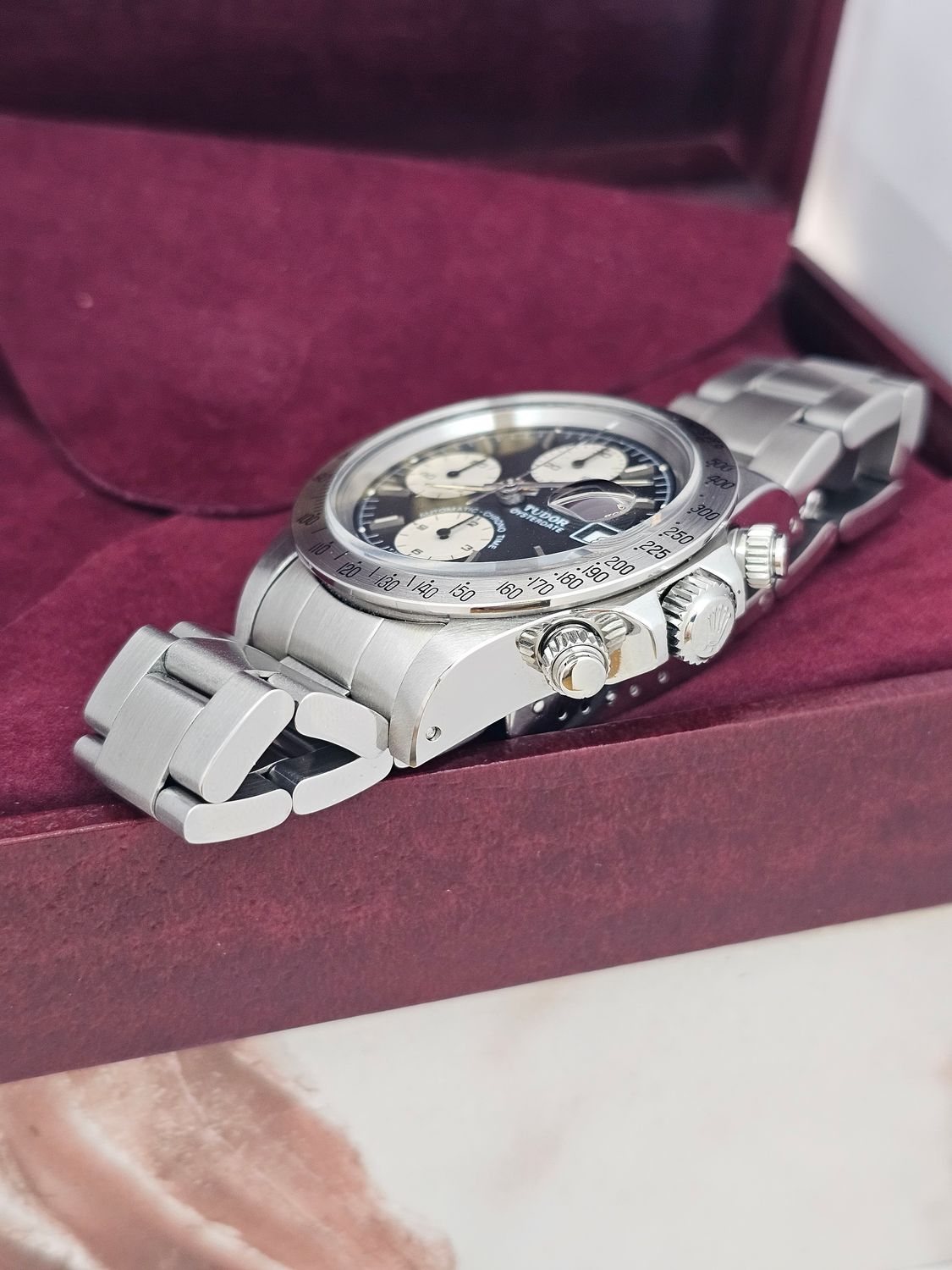 Tudor Oysterdate Chronograph Big Block 79180 40mm, Unpolished