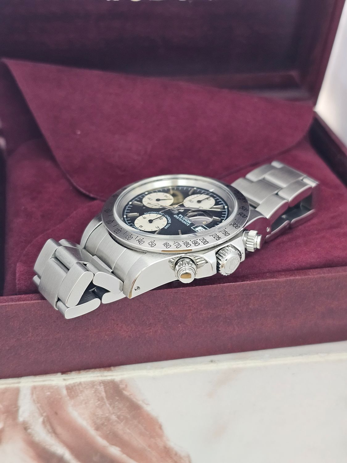 Tudor Oysterdate Chronograph Big Block 79180 40mm, Unpolished