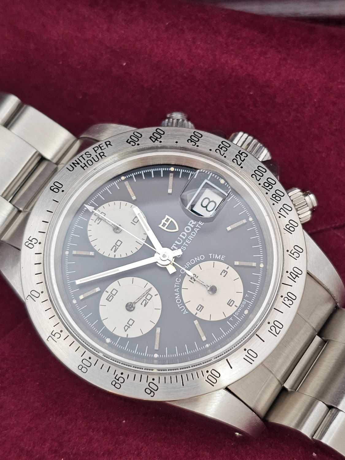 Tudor Oysterdate Chronograph Big Block 79180 40mm, Unpolished
