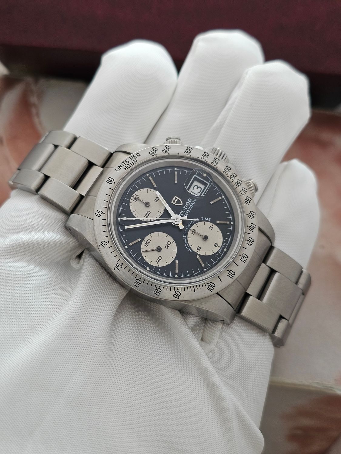 Tudor Oysterdate Chronograph Big Block 79180 40mm, Unpolished