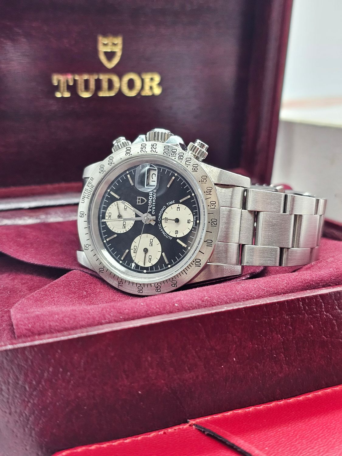 Tudor Oysterdate Chronograph Big Block 79180 40mm, Unpolished