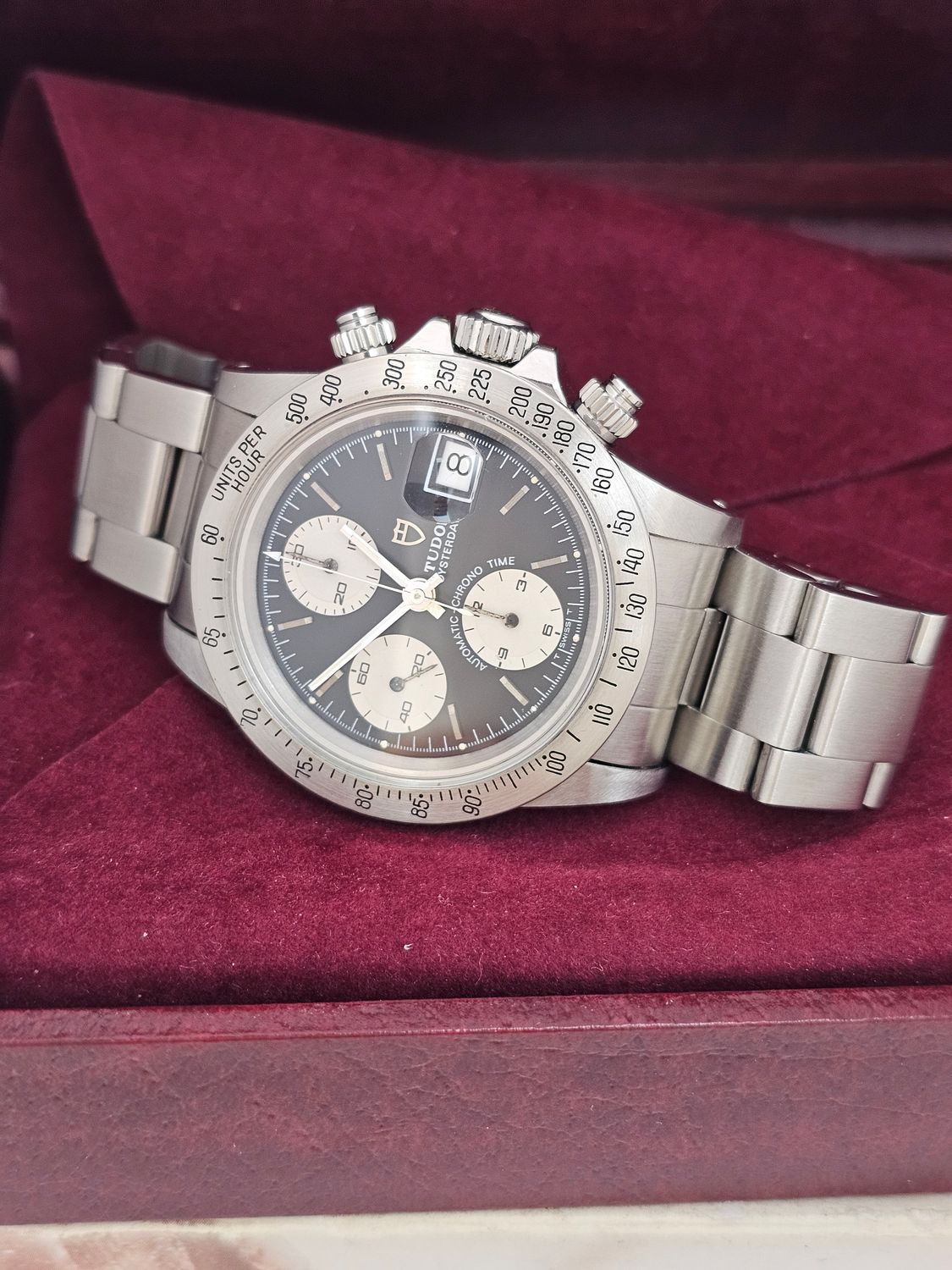 Tudor Oysterdate Chronograph Big Block 79180 40mm, Unpolished