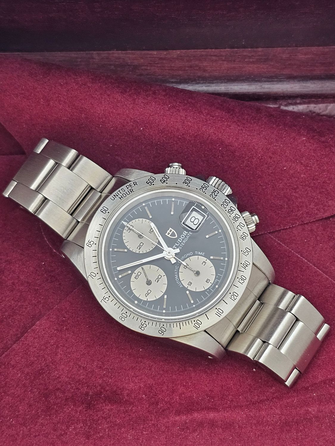 Tudor Oysterdate Chronograph Big Block 79180 40mm, Unpolished
