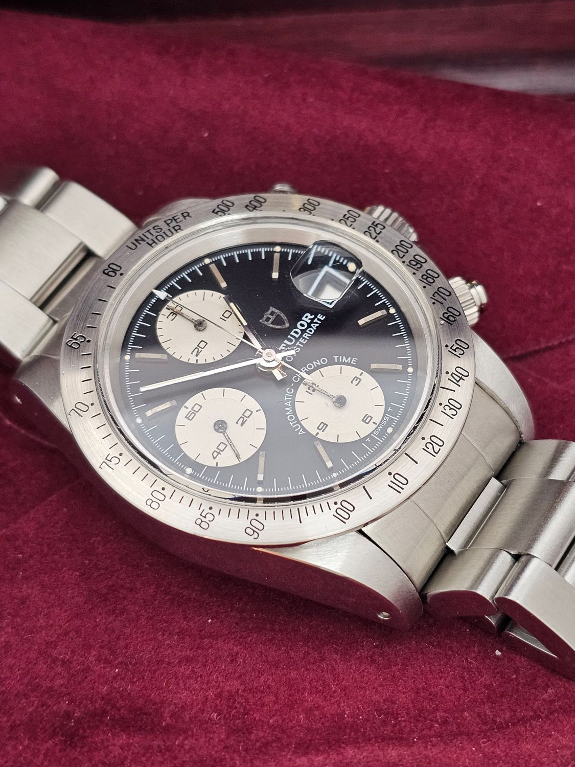 Tudor Oysterdate Chronograph Big Block 79180 40mm, Unpolished