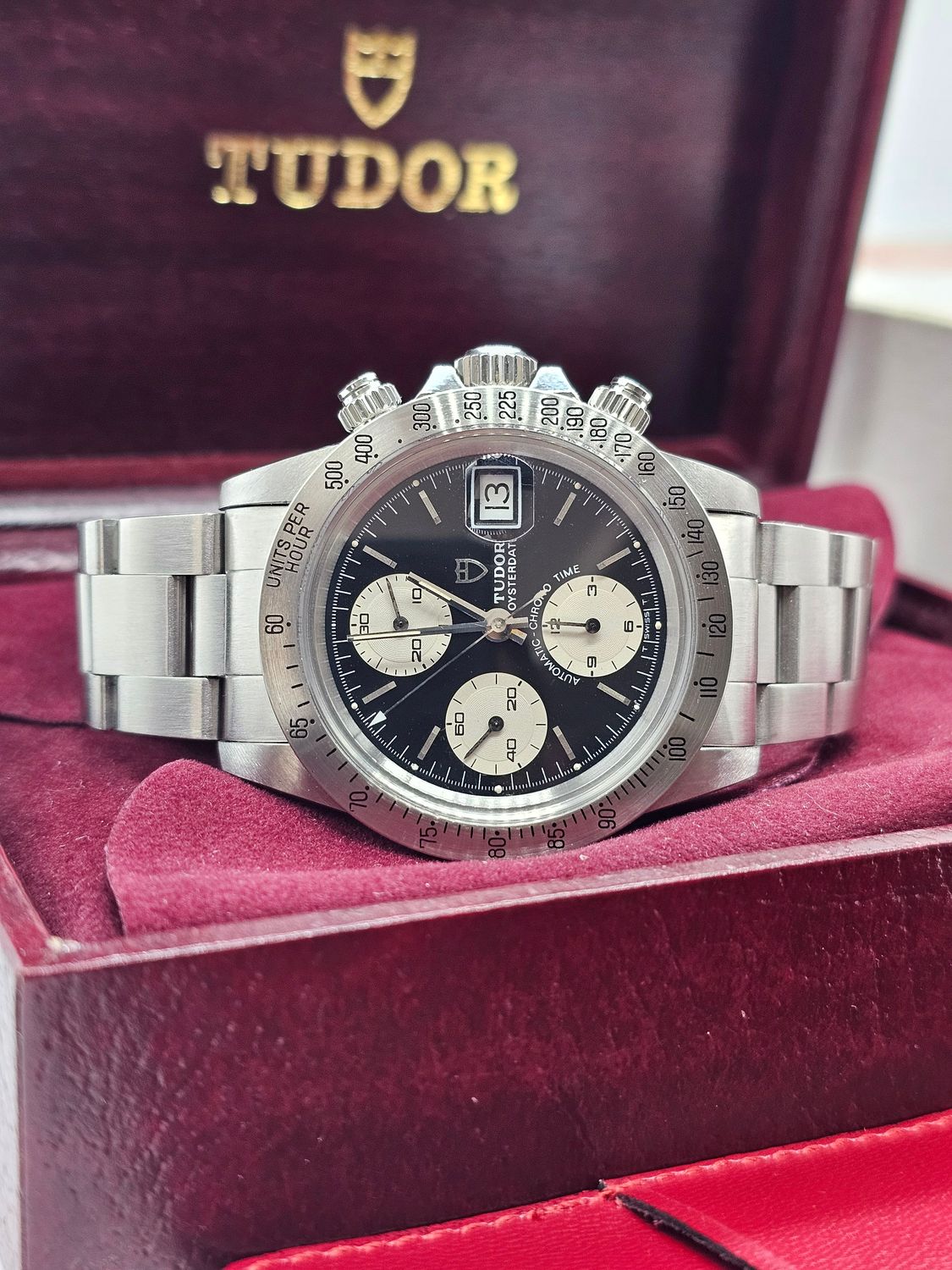 Tudor Oysterdate Chronograph Big Block 79180 40mm, Unpolished