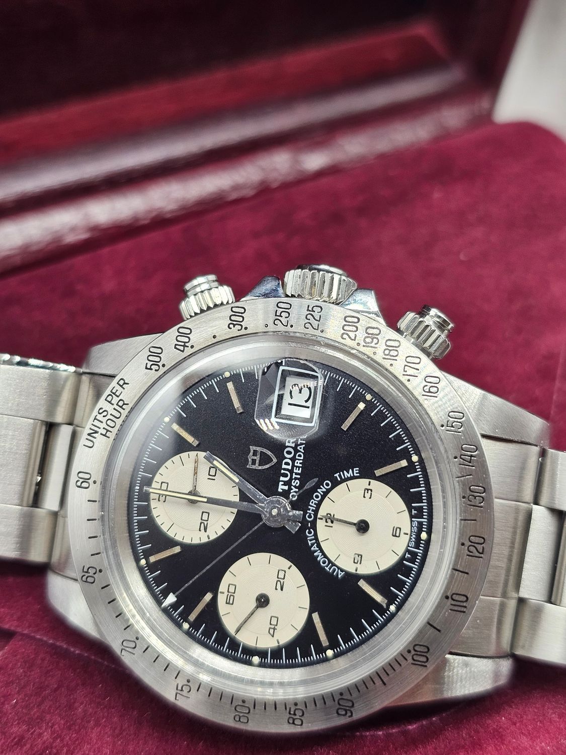 Tudor Oysterdate Chronograph Big Block 79180 40mm, Unpolished
