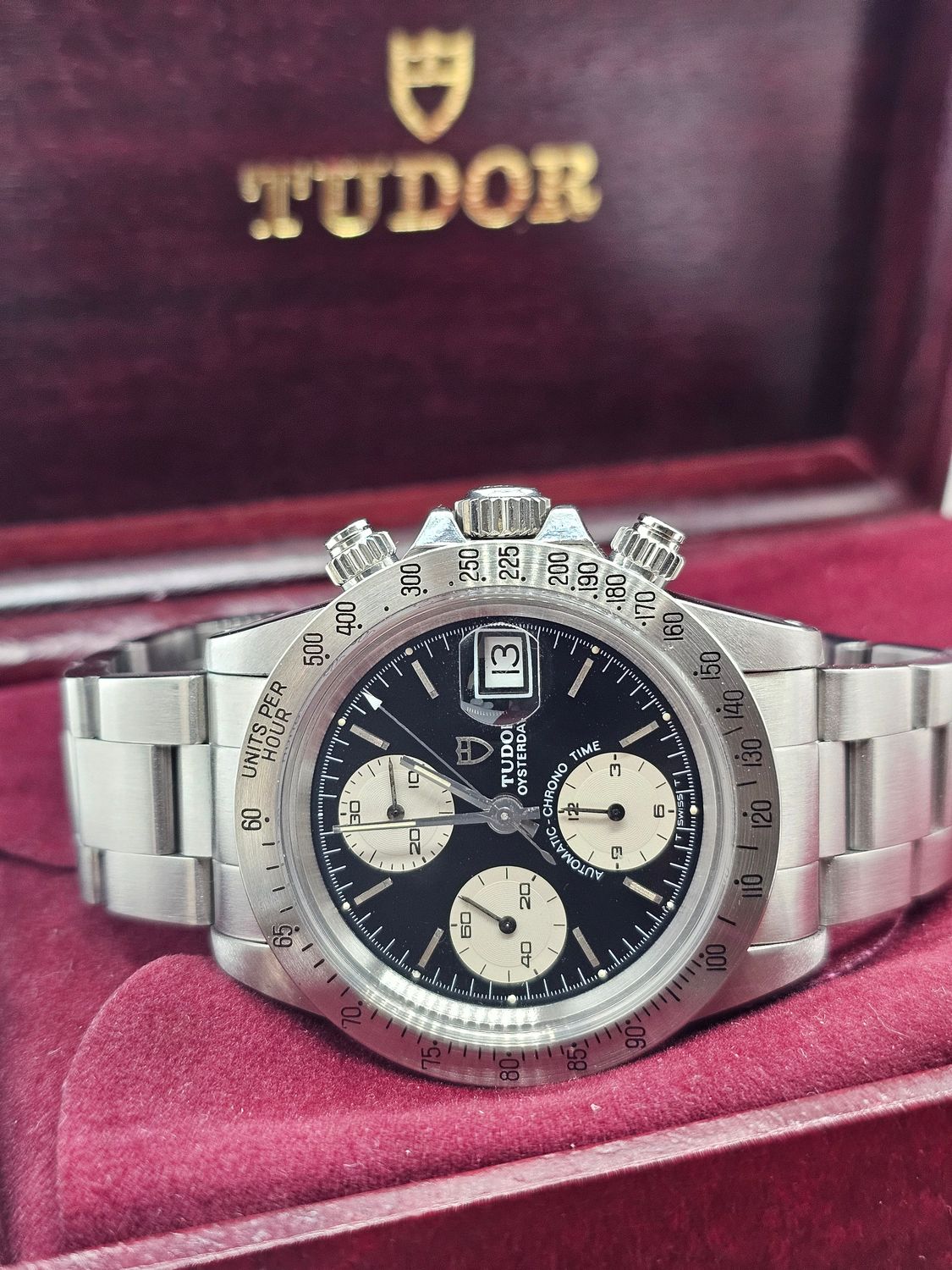 Tudor Oysterdate Chronograph Big Block 79180 40mm, Unpolished