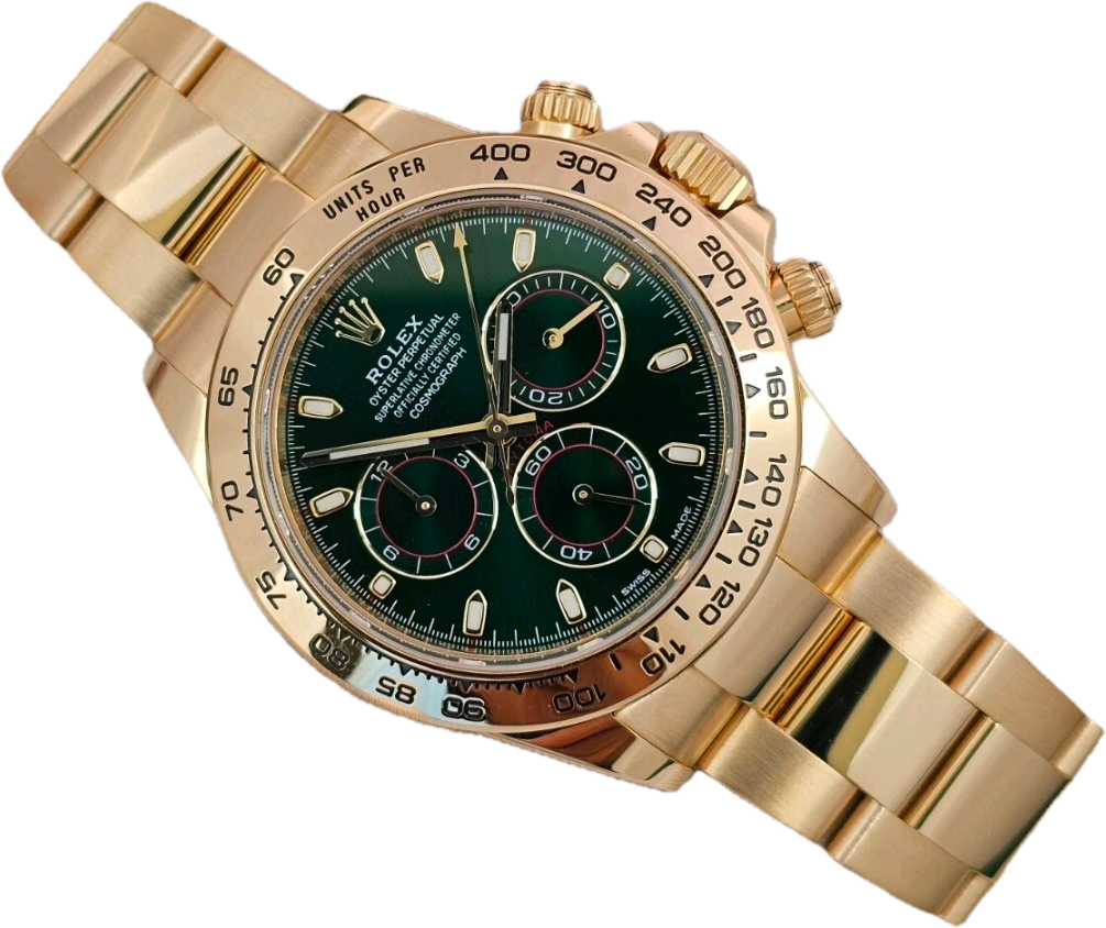 Rolex Cosmograph Daytona Watch Ref 116508 Full Set 2022 Green Dial John Mayer