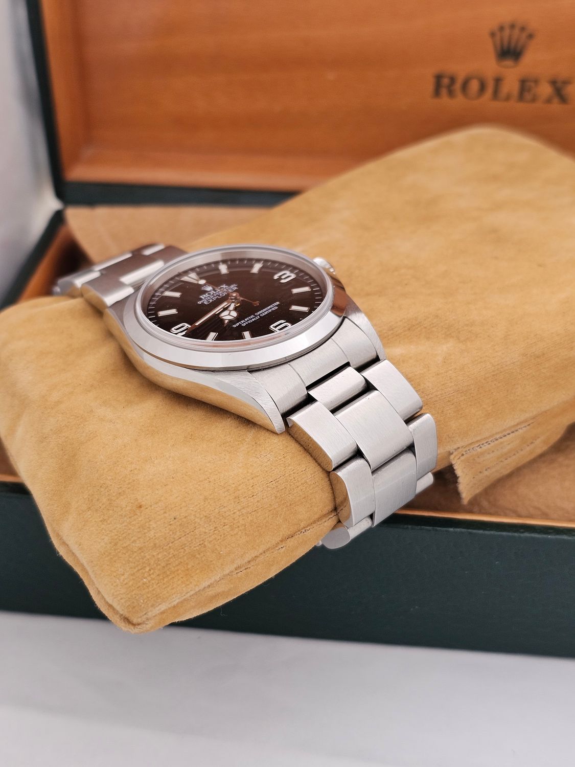 Rolex Explorer Watch 36mm, Ref 14270 - 1999 Unpolished Full Collectors Set