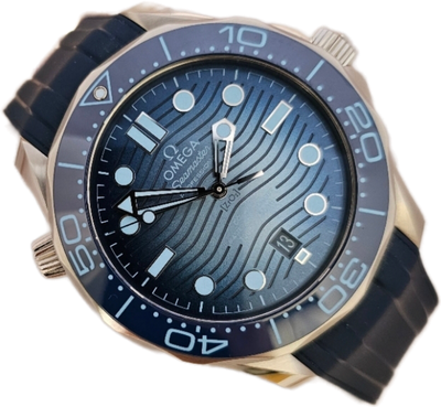 OMEGA Seamaster Diver 300M Summer Blue Watch - 210.32.42.20.03.002, 2023 Full Set OMEGA Seamaster Diver 300M Summer Blue Watch - 210.32.42.20.03.002, 2023 Full Set