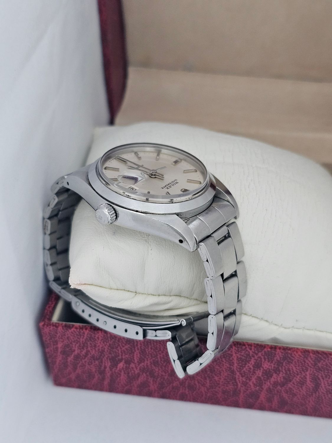 Rolex OysterDate Precision 6694 Circa 1978, Manual Wind Silver Dial