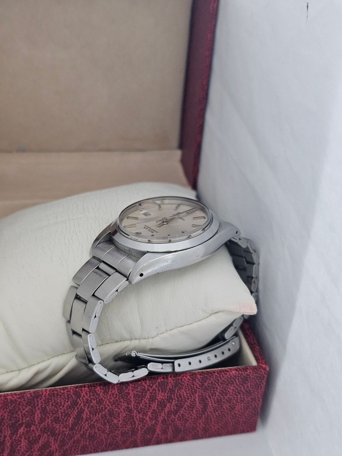 Rolex OysterDate Precision 6694 Circa 1978, Manual Wind Silver Dial