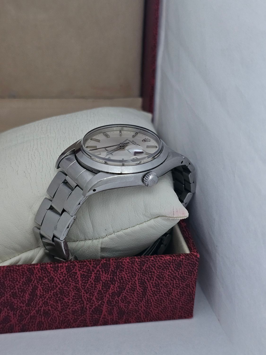Rolex OysterDate Precision 6694 Circa 1978, Manual Wind Silver Dial