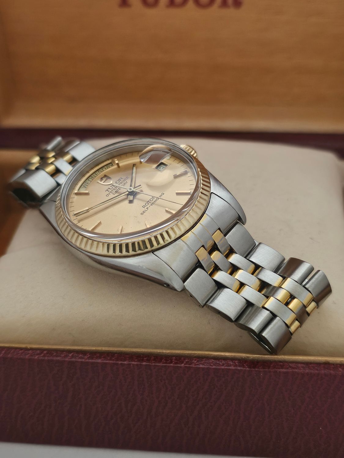 TUDOR Oyster Prince Daydate Watch, Ref 94613 1997 Box &amp; Papers