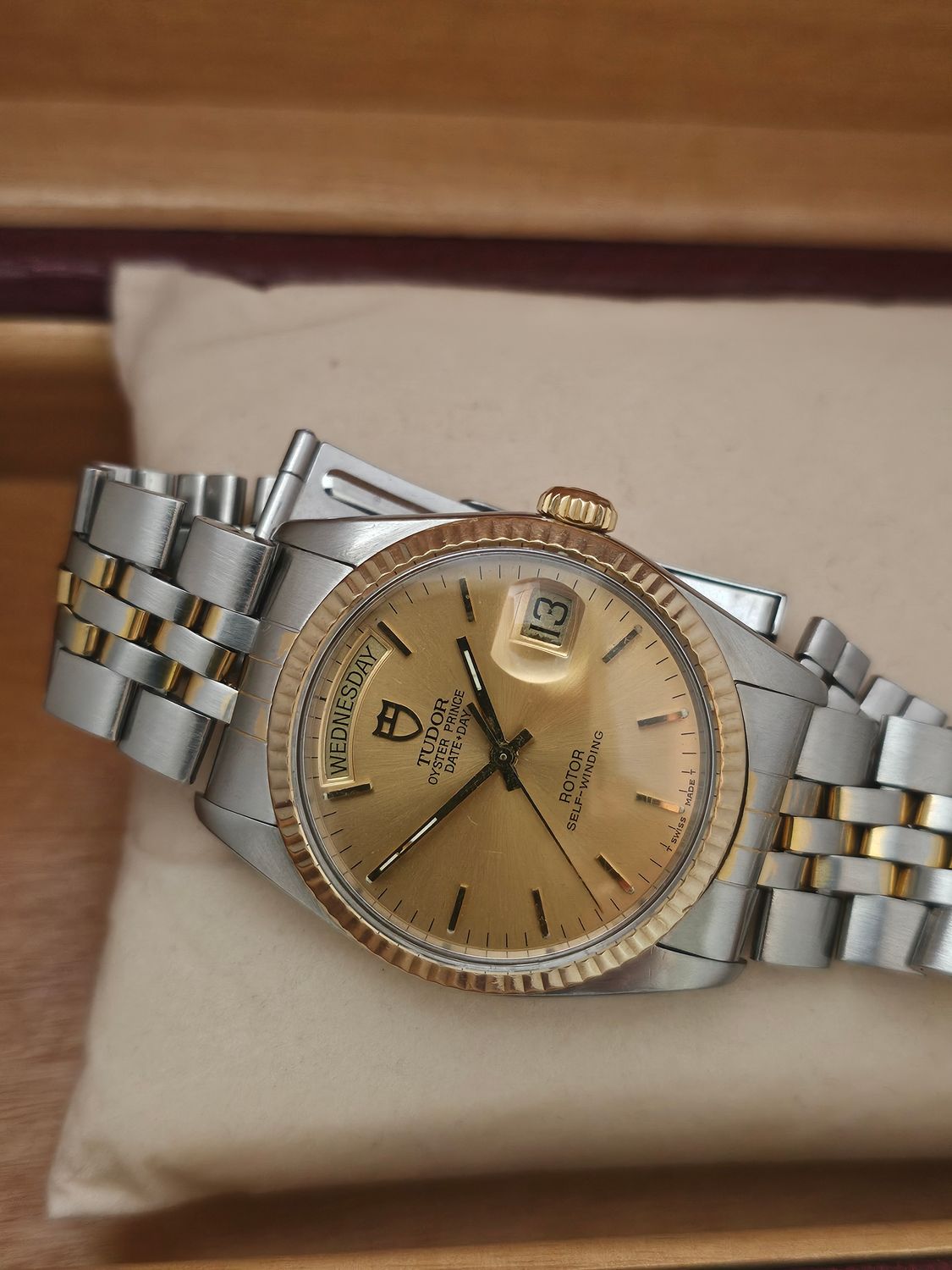 TUDOR Oyster Prince Daydate Watch, Ref 94613 1997 Box &amp; Papers