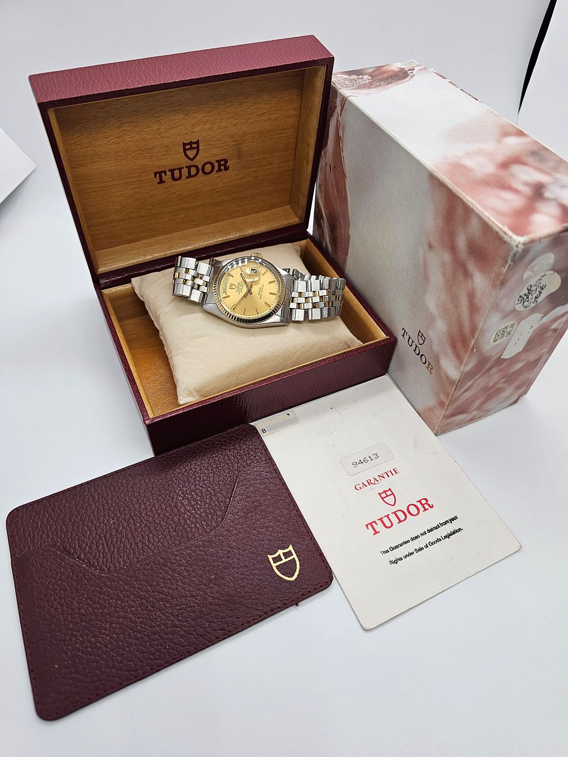 TUDOR Oyster Prince Daydate Watch, Ref 94613 1997 Box &amp; Papers