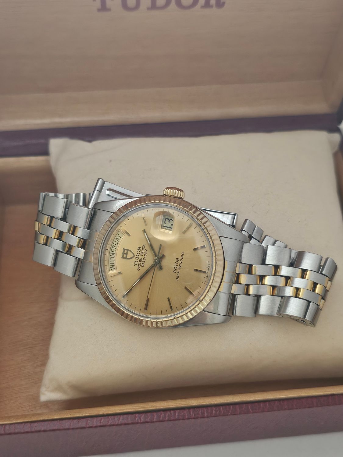 TUDOR Oyster Prince Daydate Watch, Ref 94613 1997 Box &amp; Papers