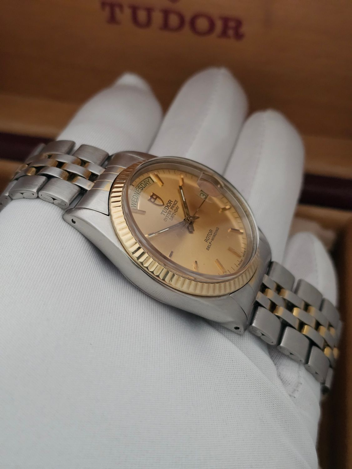 TUDOR Oyster Prince Daydate Watch, Ref 94613 1997 Box &amp; Papers