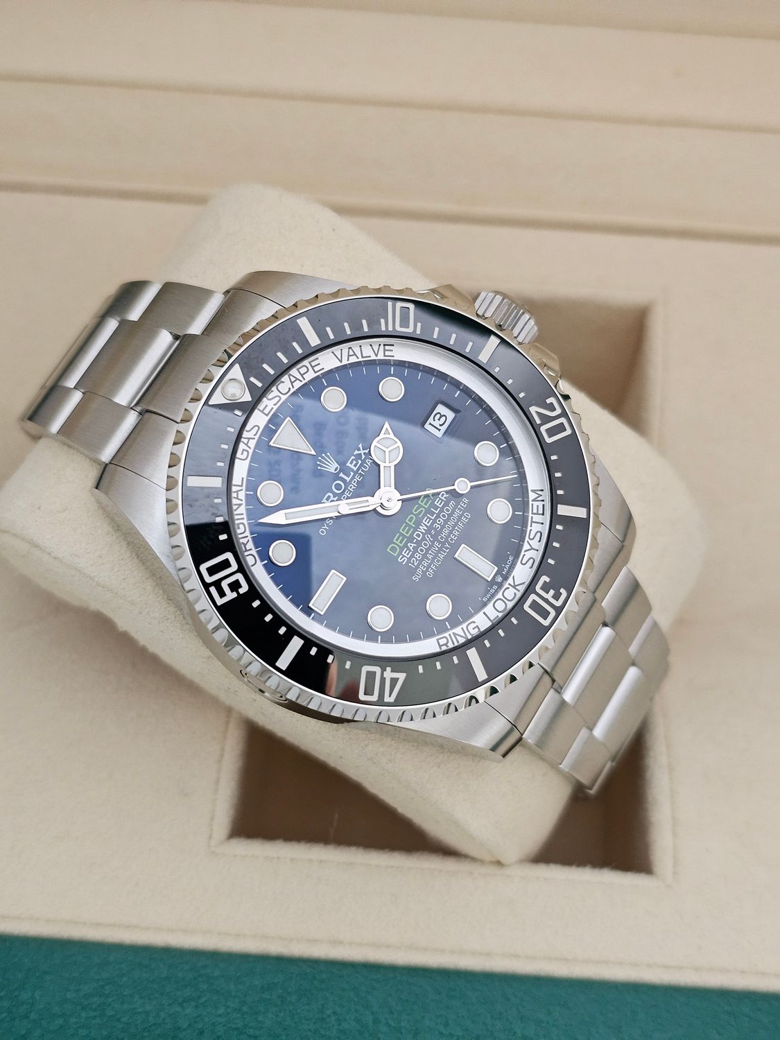 Rolex Sea-Dweller Deepsea D Blue Watch, James Cameron Ref 136660 2023 Full Set