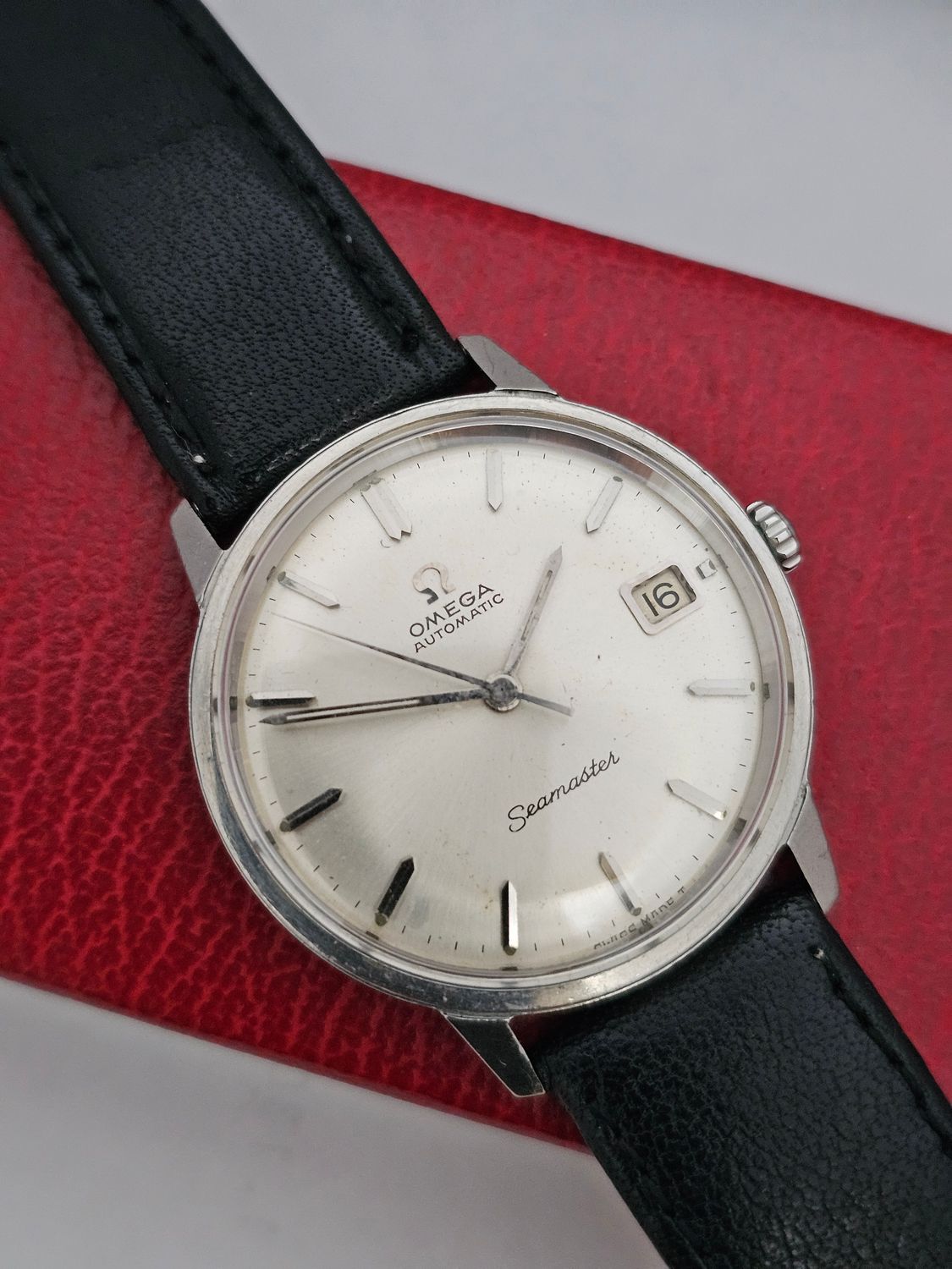 OMEGA Seamaster Silver Dial Automatic Watch - Ref 166.002