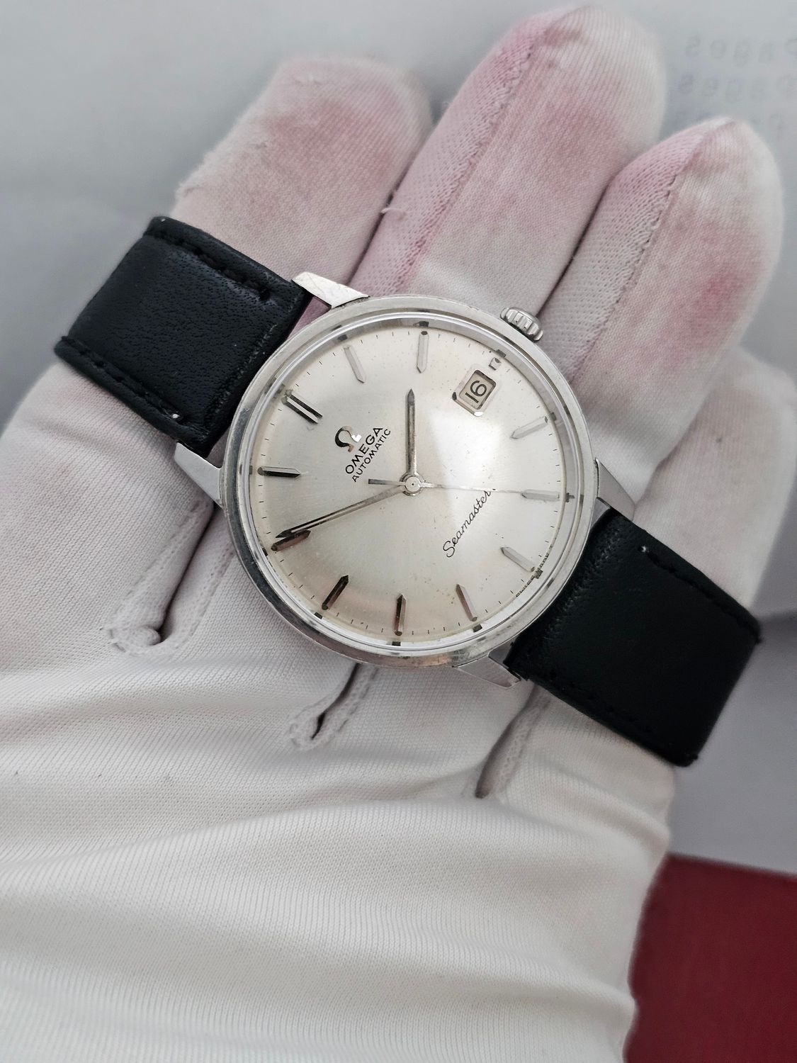 OMEGA Seamaster Silver Dial Automatic Watch - Ref 166.002