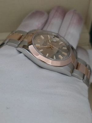 Rolex Datejust 41mm 126301 Watch, Sundust Dial Steel & Everose, 2021 Full Set