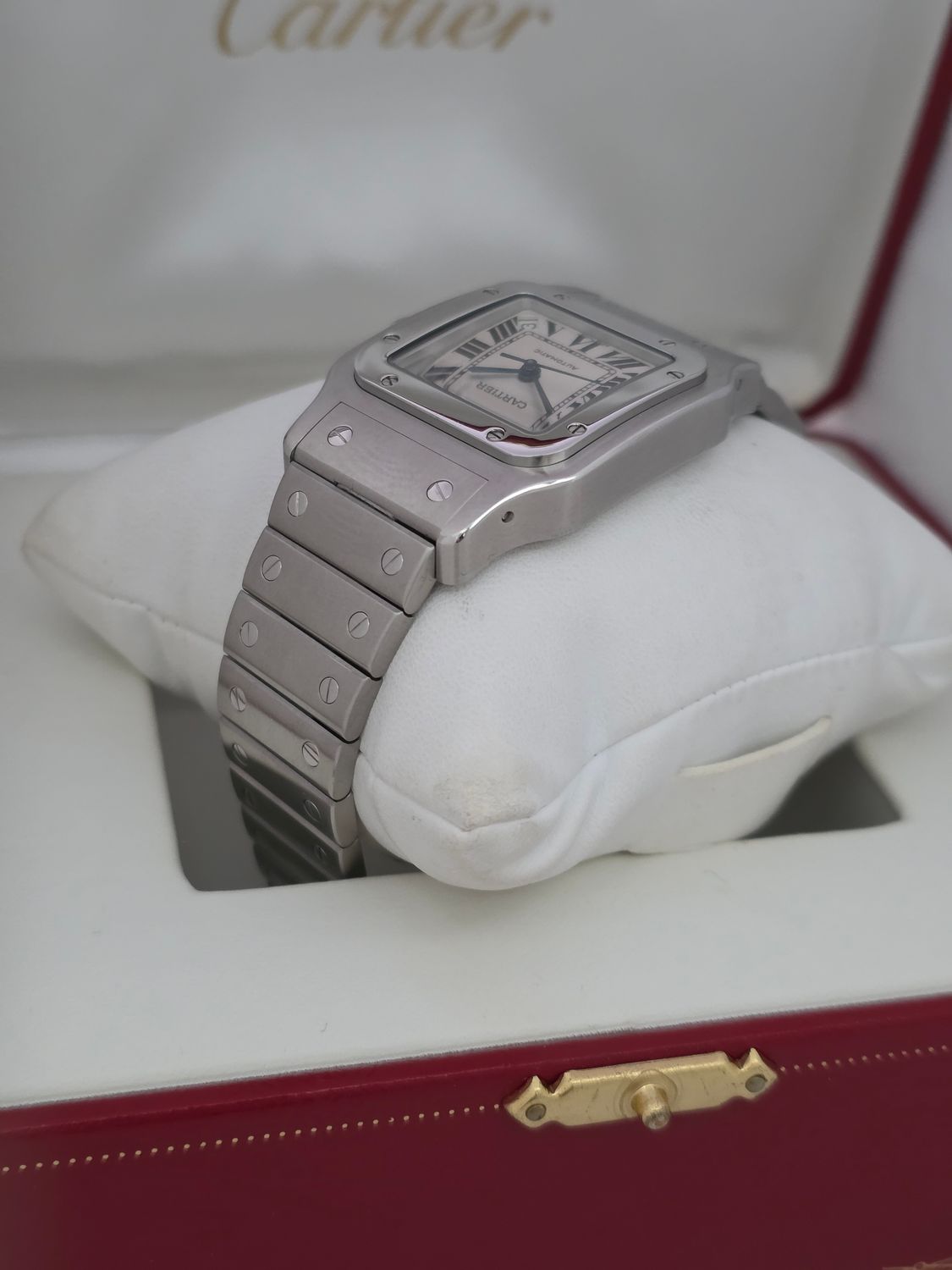 Cartier Santos Galbee XL W20098D6 2823 White Dial, Box &amp; Papers 2006