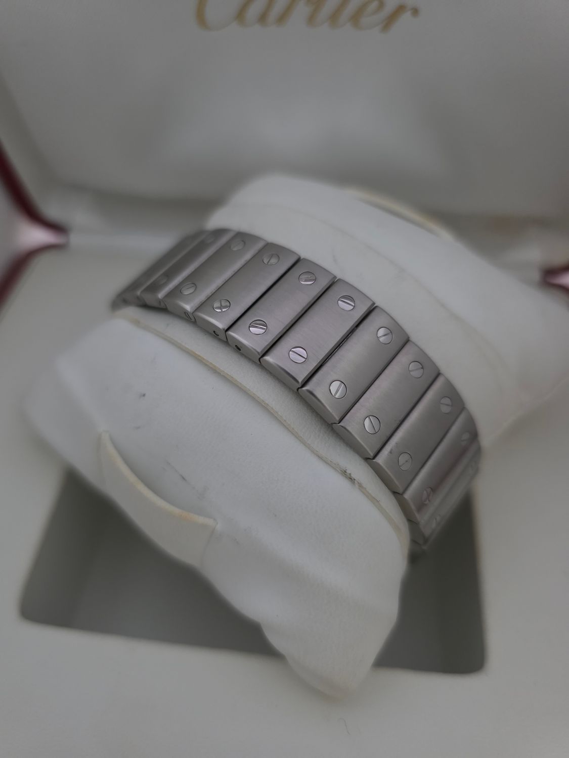 Cartier Santos Galbee XL W20098D6 2823 White Dial, Box &amp; Papers 2006