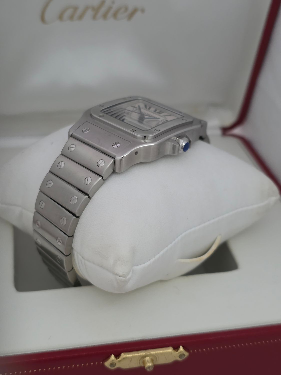 Cartier Santos Galbee XL W20098D6 2823 White Dial, Box &amp; Papers 2006