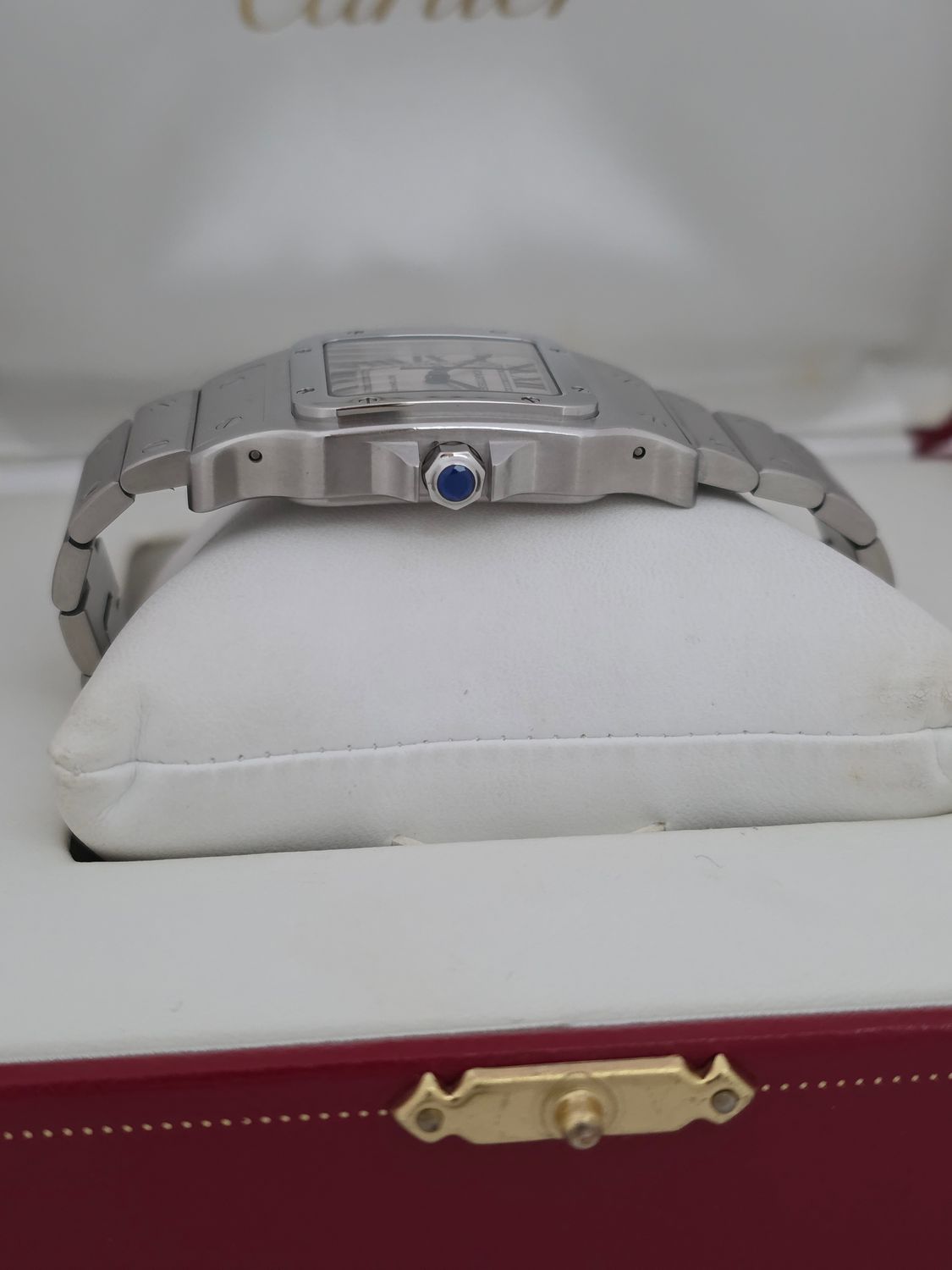 Cartier Santos Galbee XL W20098D6 2823 White Dial, Box &amp; Papers 2006