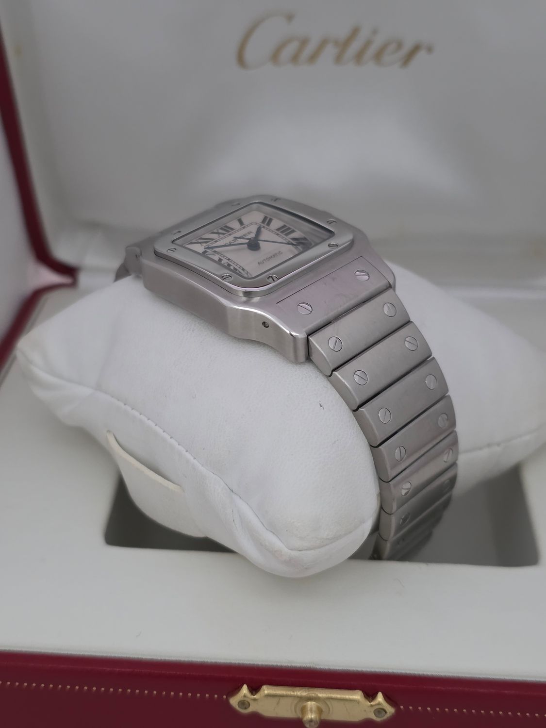 Cartier Santos Galbee XL W20098D6 2823 White Dial, Box &amp; Papers 2006