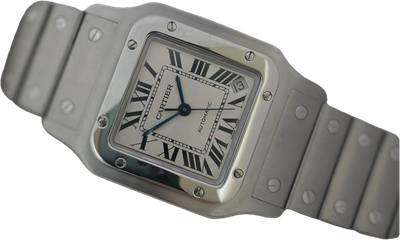 Cartier Santos Galbee XL W20098D6 2823 White Dial, Box &amp; Papers 2006